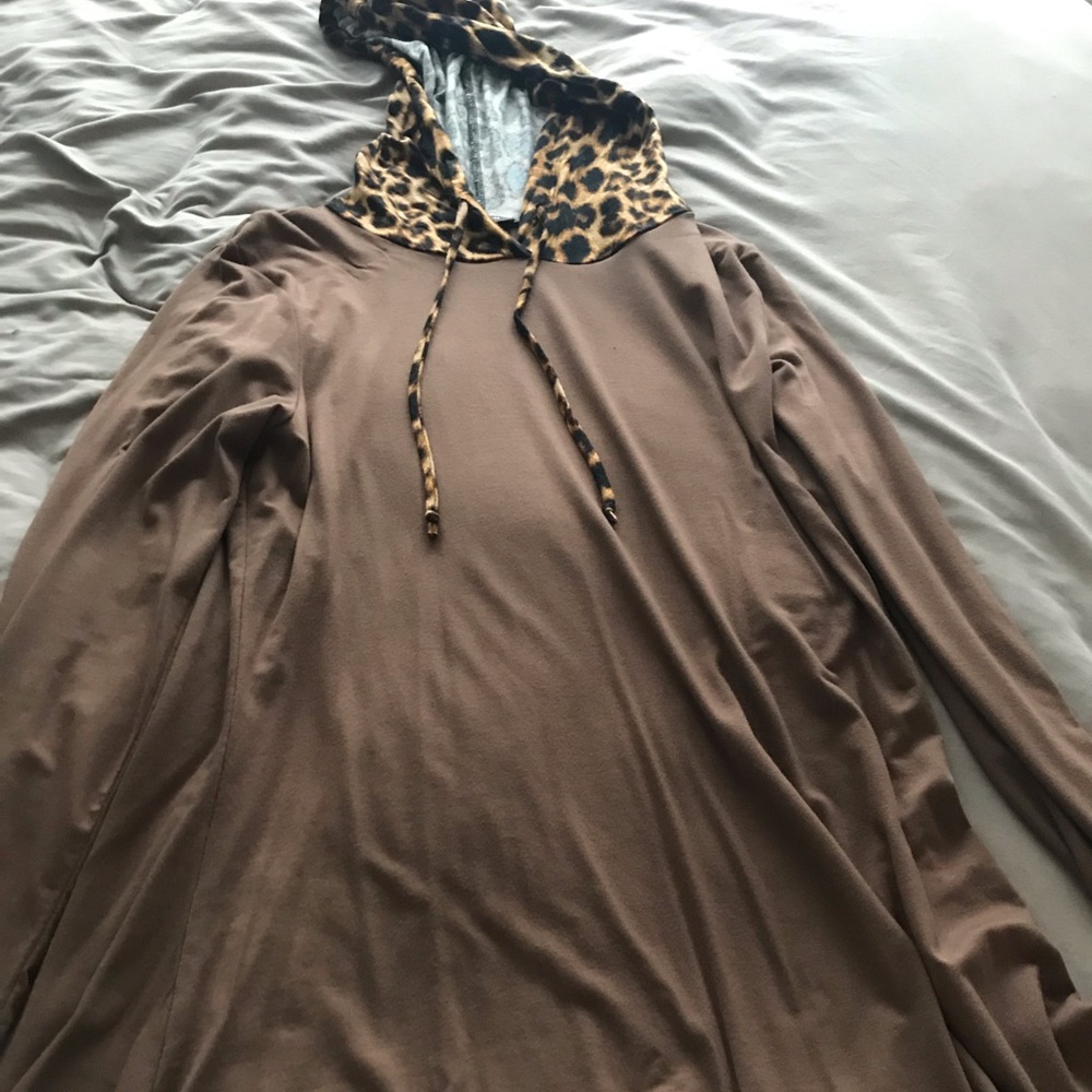 Large Bombom hooded shirt